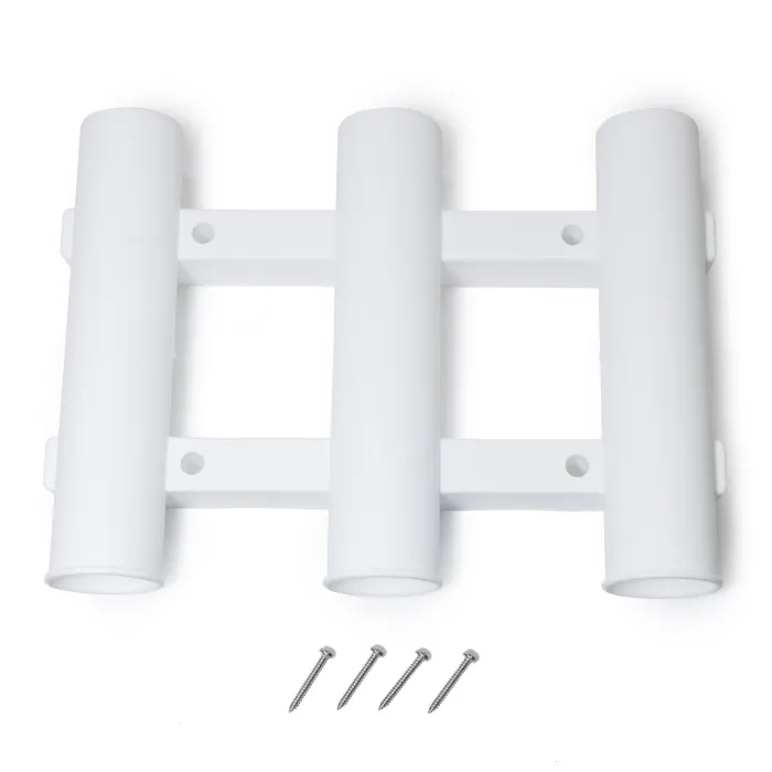 Держатель спиннинга SUNFINE тройной 50мм, белый пластик