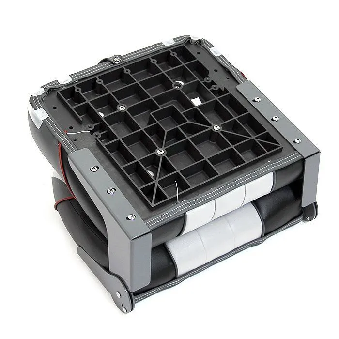 Сиденье мягкое складное Premium Centurion Boat Seat, серо-черное