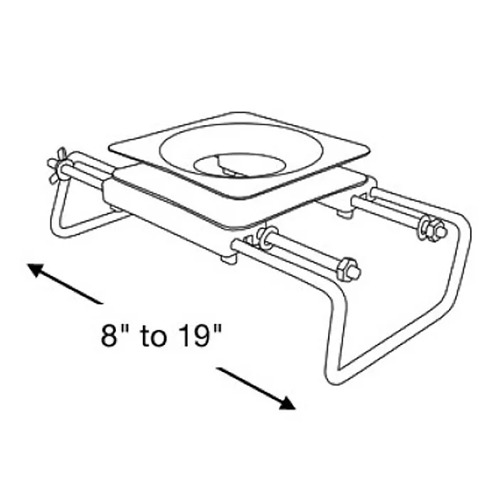 Основание для крепления сидений на рундук, банку