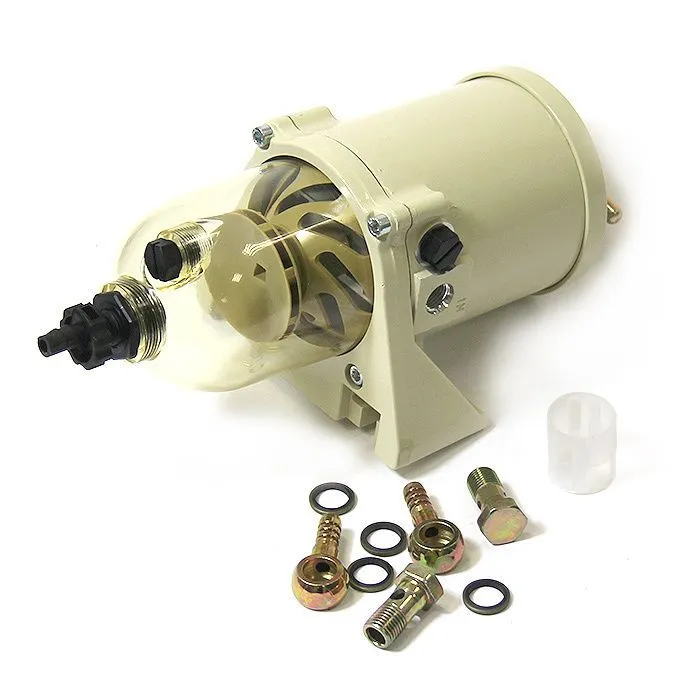 Фильтр-сепаратор топливный 500FG SUNFINE для дизельных моторов, пластиковый слив