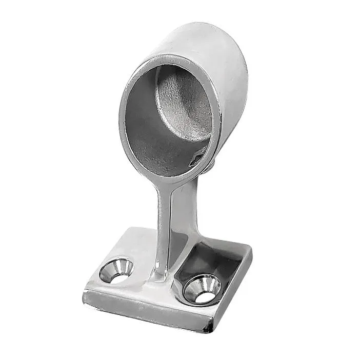 Держатель леера 25мм передний несквозной, наклон 60 град