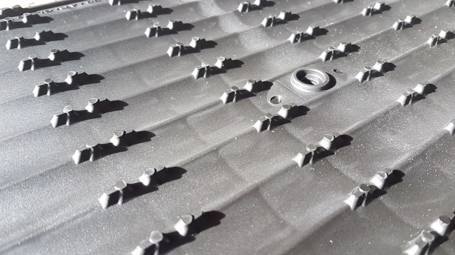 Пластиковое нескользящее покрытие для прицепа (широкое) для Снегоходов