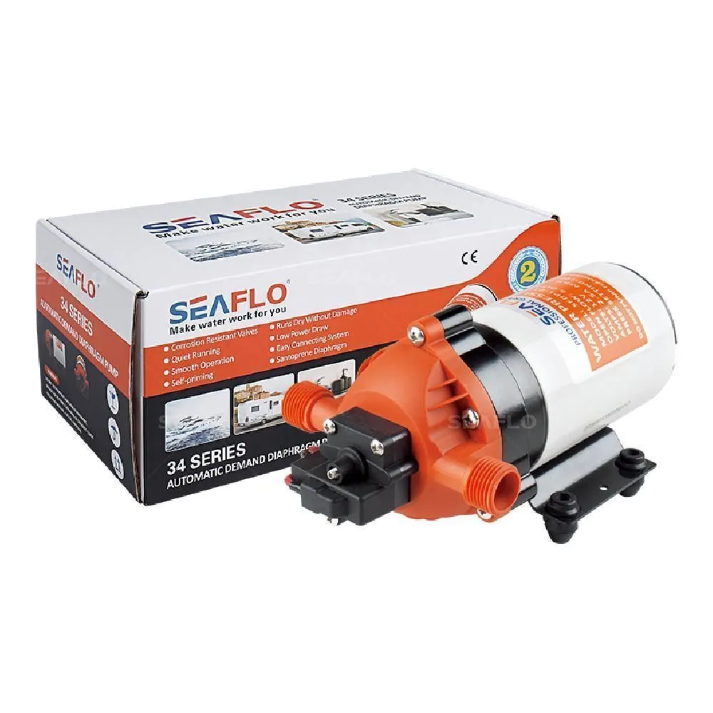 Помпа водоподающая SeaFlo мембранная, 12V 8.3 л/мин, 4.8 BAR