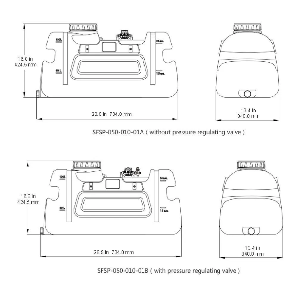 Опрыскиватель для квадроцикла SeaFlo, 12V 1GPM, 80PSI