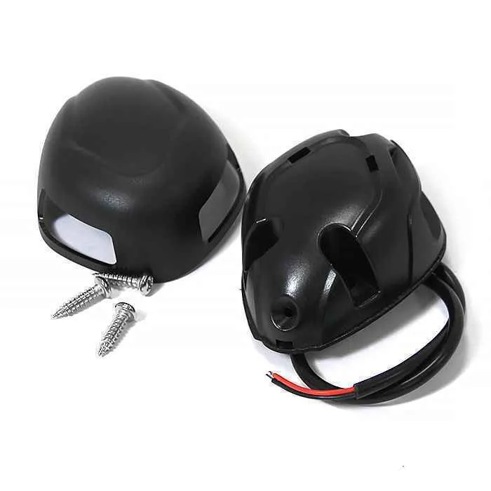 Огонь комбинированный светодиодный 77х60х30, черный пластик