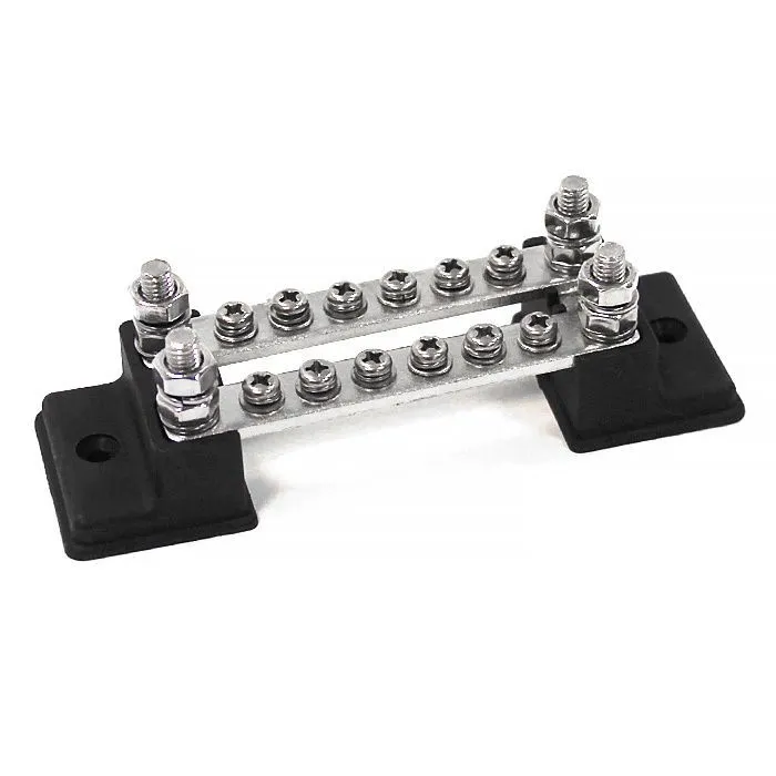 Клемма электромонтажная M4×12 двойная 150А/48В NEKEKE