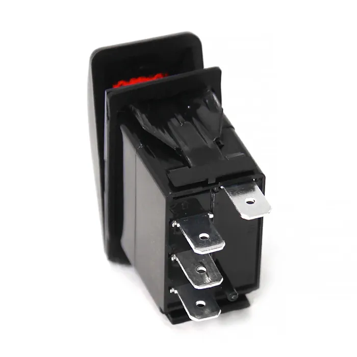 Переключатель on-on, S.P.D.T, 4P, LED*2 NEKEKE