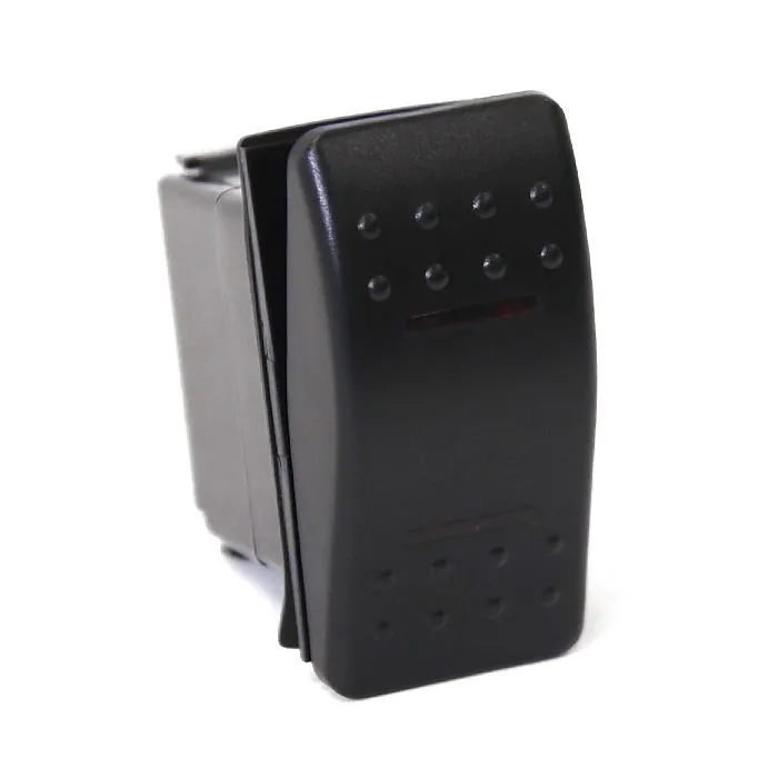 Переключатель (on)-on, SPDT, 4P с двойной подсветкой NEKEKE