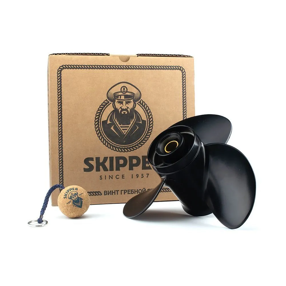 Винт гребной  Skipper для Tohatsu 25-30HP, диаметр 9,9"" алюминиевый, лопастей - 3, шаг 13"