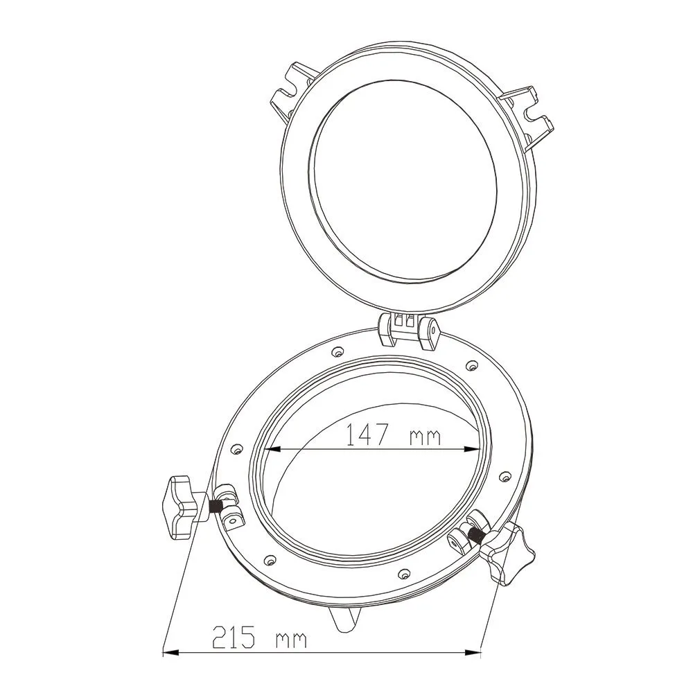 Иллюминатор SeaFlo 147 (215) мм
