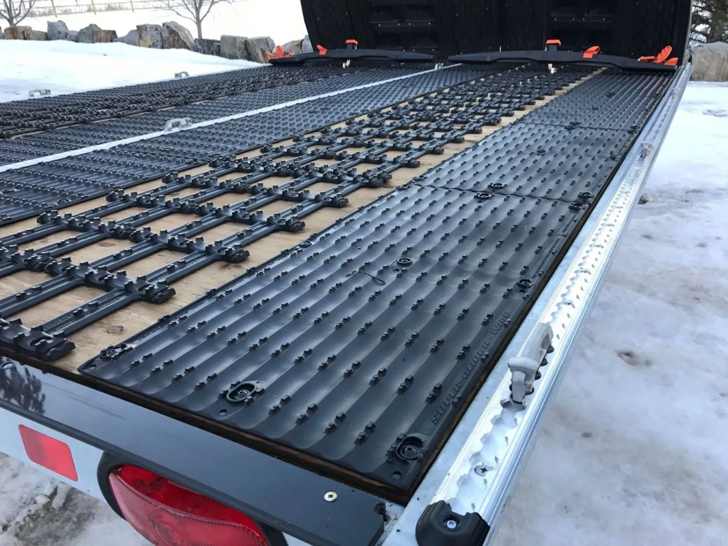 Пластиковая нескользящая сетка для прицепа для Снегоходов