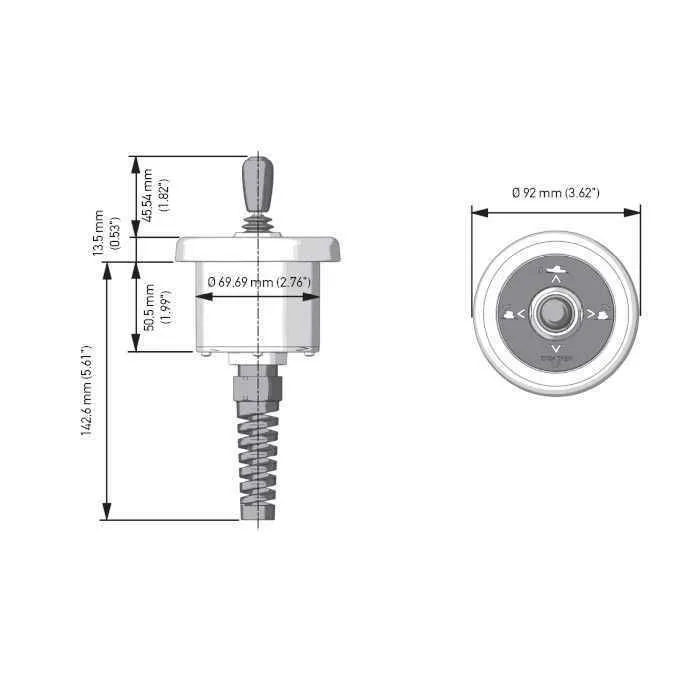Пульт управления электромеханическими транцевыми плитами UFLEX