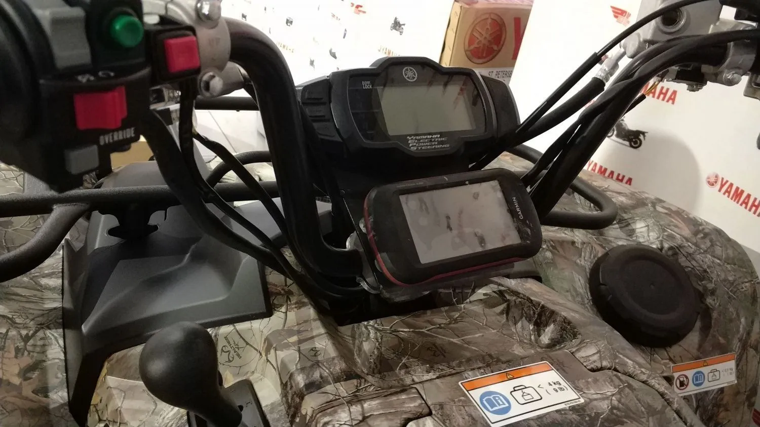 Кронштейн навигатора для Yamaha Квадроциклов Grizzly 700 2016-