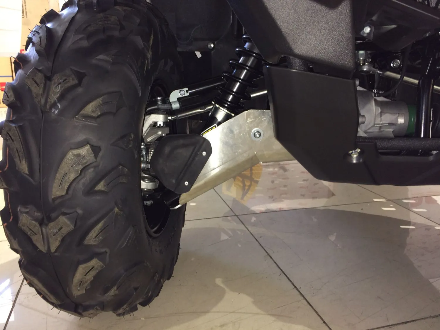 Защита рычагов (узкая база) для Yamaha Квадроциклов Grizzly  550/700