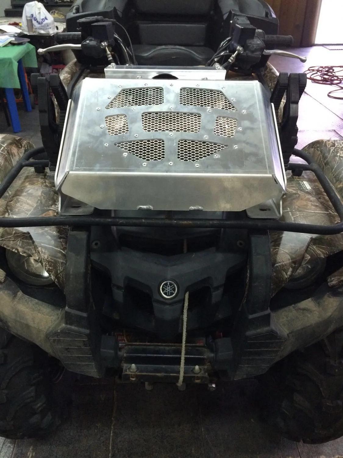 Вынос радиатора (черный) для Yamaha Квадроциклов Grizzly  550/700