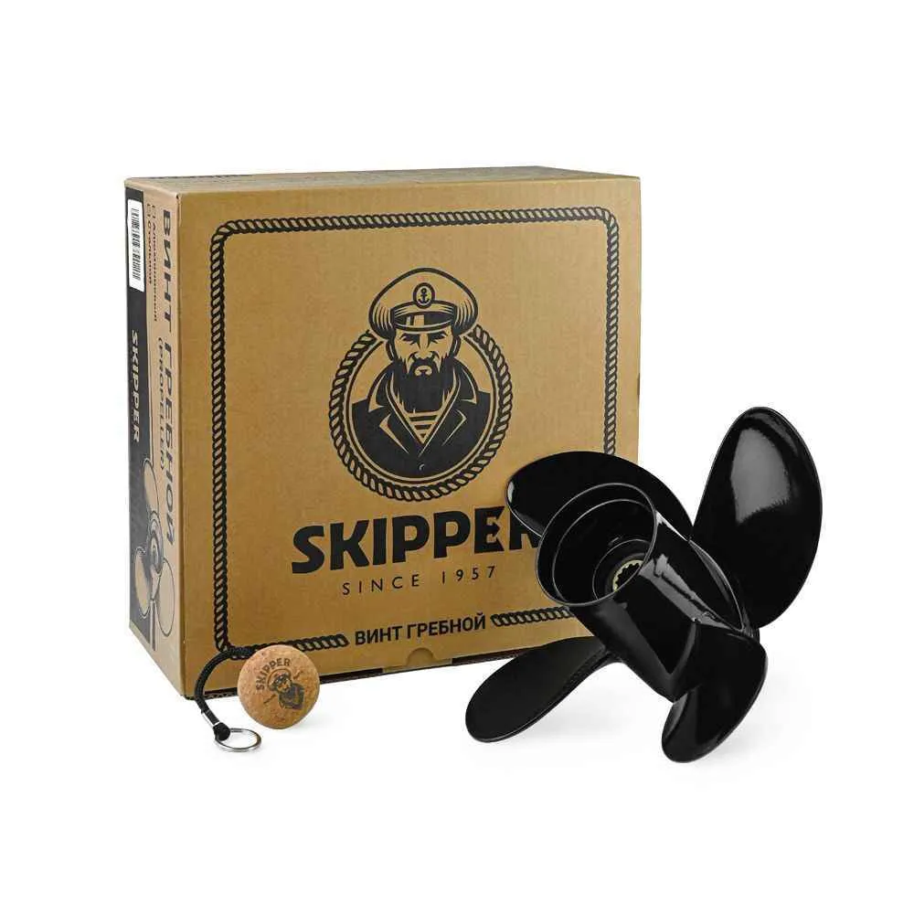 Винт гребной  Skipper для Suzuki 40-60HP, диаметр 10,3" алюминиевый, лопастей - 4, шаг 13"