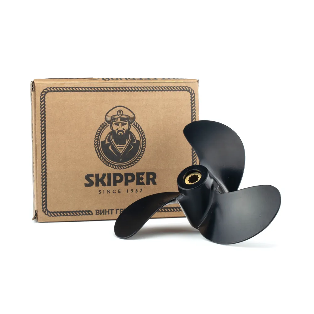 Винт гребной  Skipper для Suzuki 2.5HP, диаметр 7 1/2" алюминиевый, лопастей - 3, шаг 6"