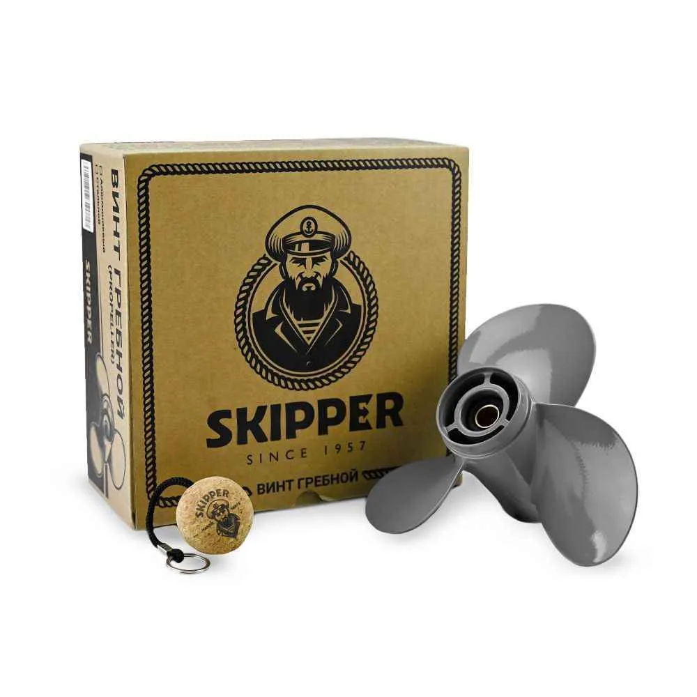 Винт гребной  Skipper для Honda 8-20HP, диаметр 9 1/4" алюминиевый, лопастей - 3, шаг 8"