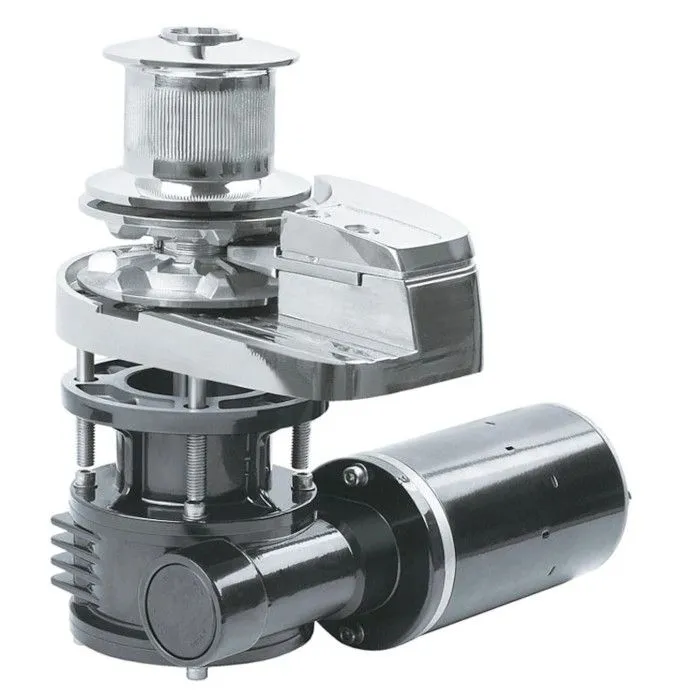 Лебедка якорная серии-C Heavy Duty Style (c барабаном) 600Вт, 12В, цепь 6 мм/веревка 12 мм