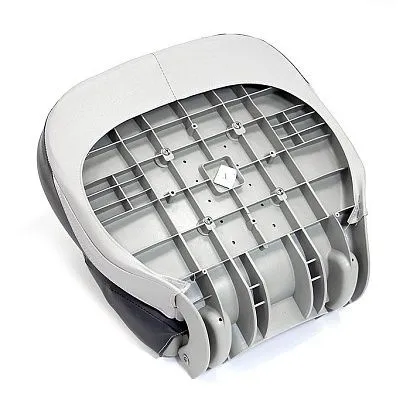 Сиденье мягкое складное Pro Angler Ergonomic Boat Seat, серо-чёрное