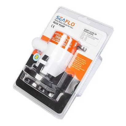 Помпа водооткачивающая SeaFlo трюмная, 12V 350 галлон/час, патрубок 19 мм