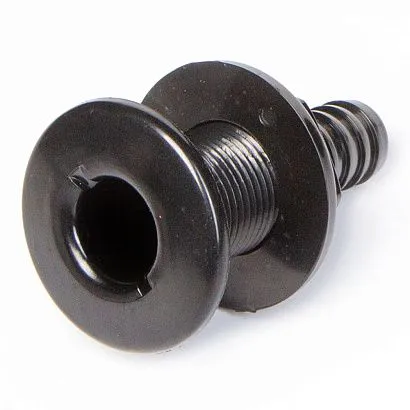 Патрубок водосброса SeaFlo 19 мм, чёрный