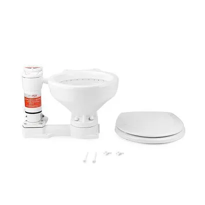 Унитаз судовой керамический SeaFlo с электрической помпой Унитаз, 12V