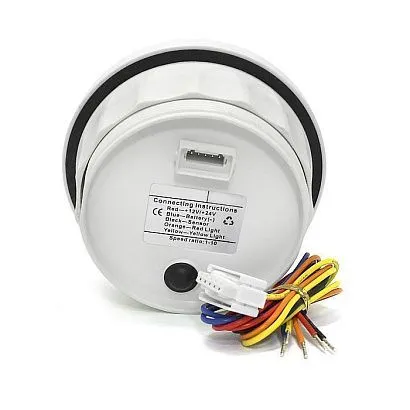 Тахометр цифровой 8000 об/мин со счетчиком моточасов (WW), SR:1-10