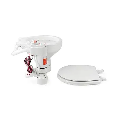 Унитаз судовой керамический SeaFlo с электрической помпой Унитаз, 12V