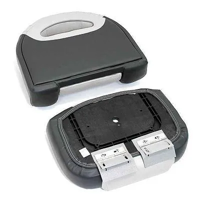 Сиденье мягкое Bass Boat Seat, серо-красное