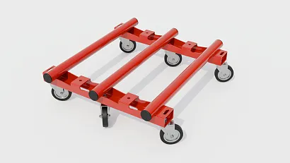 Подкатная тележка для снегохода усиленная для Снегоходов