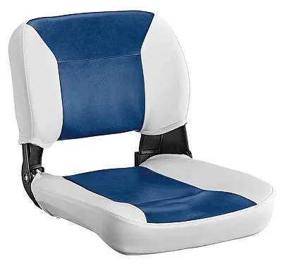 Сиденье NAVIGATOR 410х455 мм, бело-синее (C12509W/L)