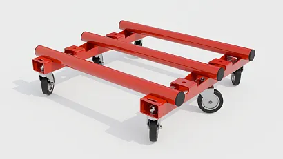 Подкатная тележка для снегохода усиленная для Снегоходов