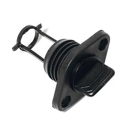 Заглушка дренажная SUNFINE 53x34x66 мм, пластик черный