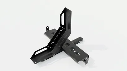 Платформа транспортировочная на фаркоп с погружением колеса для Kawasaki Мотоциклов Super Sherpa KL2