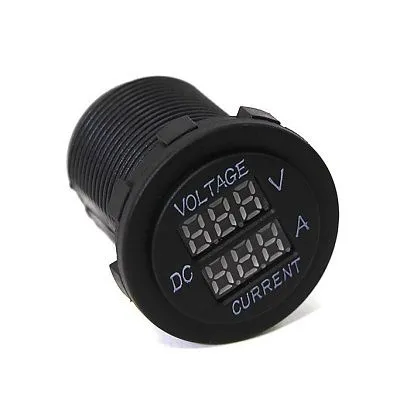 Амперметр/Вольтметр 6-30В/0A-10A с красной подсветкой NEKEKE