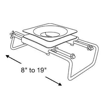 Основание для крепления сидений на рундук, банку