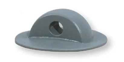 Рым леера   78х28 мм, поперечный, серый