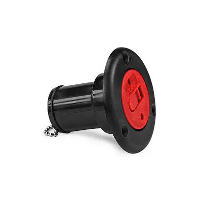 Заливная горловина топливного бака SeaFlo, патрубок 40 мм чёрный