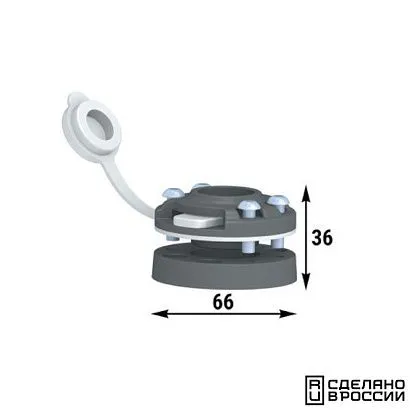 Замок быстросъемный с шайбой монтажной