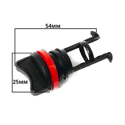 Заглушка дренажная SUNFINE 19 мм, нейлон черный (без корпуса)