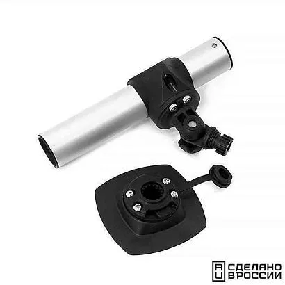 Держатель спиннинга сквозной на баллон быстросъемный, алюминий