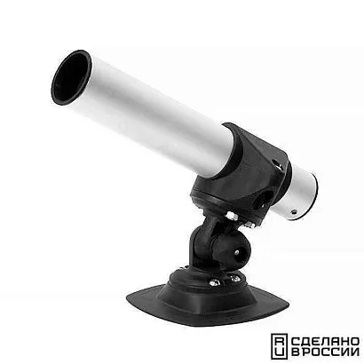 Держатель спиннинга сквозной на баллон наклонный, алюминий