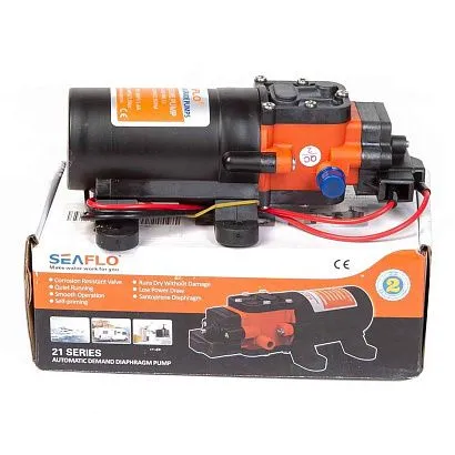 Помпа водоподающая SeaFlo мембранная, 24V 3.8 л/мин, 2.8 BAR