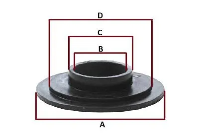 Втулка пластмассовая для катка 04-116-49