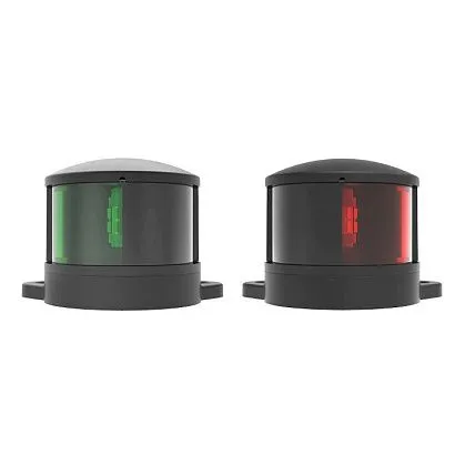 Огни бортовые светодиодные, черный корпус, пластик