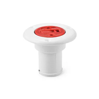 Заливная горловина топливного бака SeaFlo, патрубок 40 мм белый