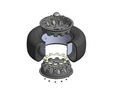 Пластиковый диск с двойным бедлоком 4x137 для Can-Am (BRP) Квадроциклов Outlander G1 400