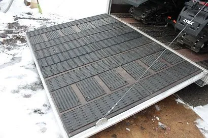 Пластиковое нескользящее покрытие для прицепа для Снегоходов