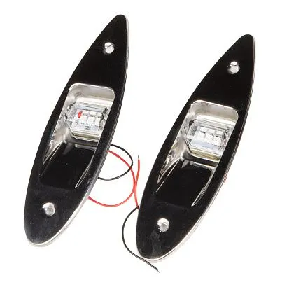 Огони ходовые (бортовые) Skipper врезные, нержавеющая сталь, светодиод
